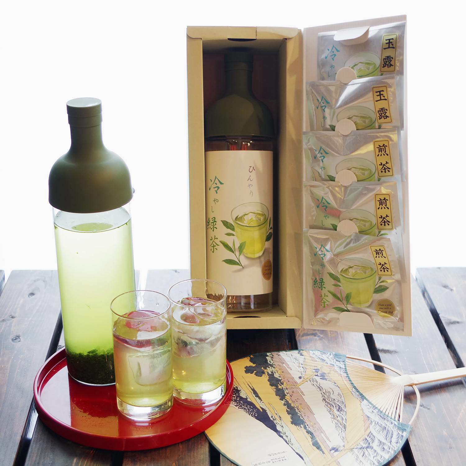 宇治茶の水出しキット-涼し気-